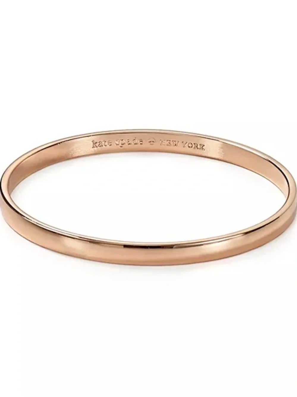 NWT Kate Spade Rose Gold Bangle “ stop and smell the roses” - Picture 2 of 10